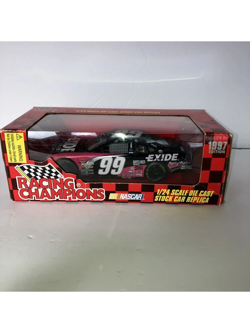 VTG 1997 Racing Champions Jeff Burton #99 Exide Ford Taurus 1:24 NASCAR Diecast